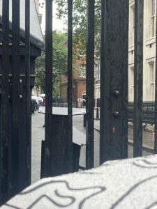 The gates of 10 Downing Street